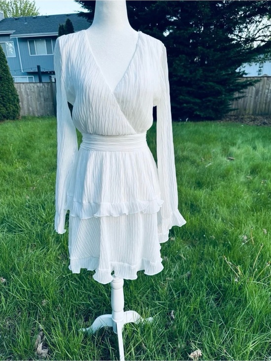 Simplee Apparel Dresses & Skirts - Simple Vintage midi white dress women's Size S Vintage White dress New
